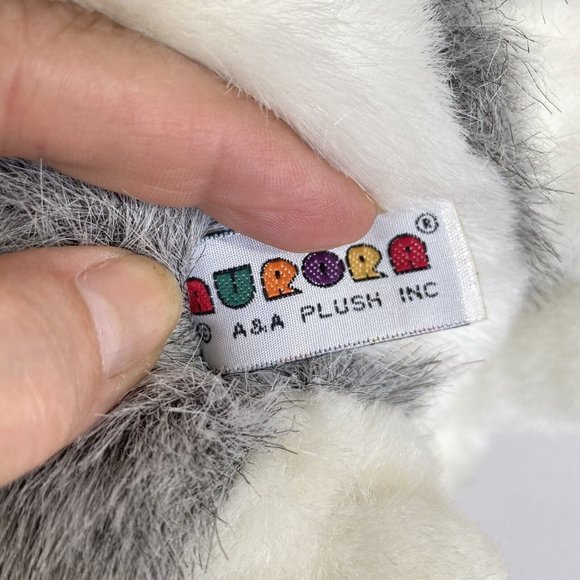 A&A Plush Puppy Howling Husky Dog Wolf Coyote Stuffed Animal Plush Adorable 12” - Picture 8 of 14